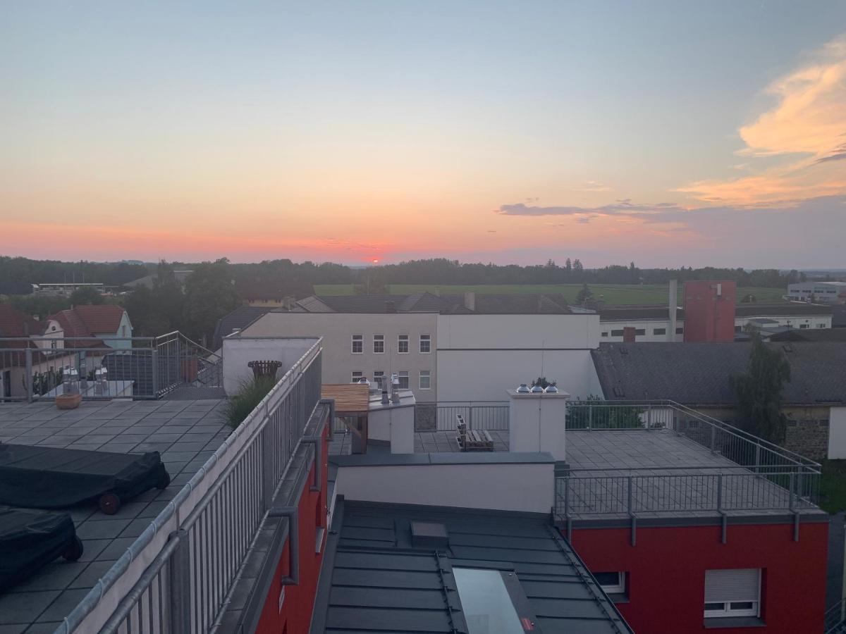 ויידהופן אן דר טהיה Penthouse Wohnung Am Radweg Mit Dachterasse מראה חיצוני תמונה