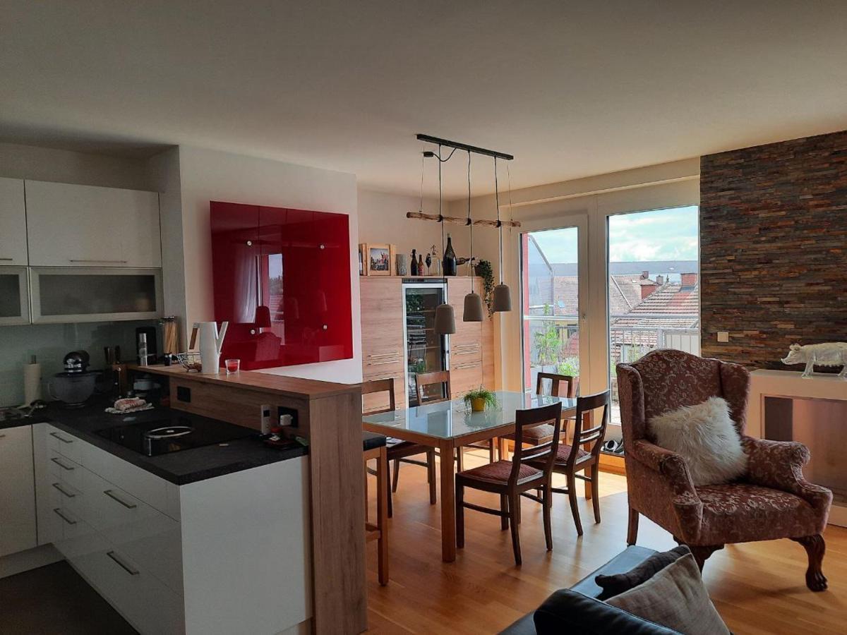 ויידהופן אן דר טהיה Penthouse Wohnung Am Radweg Mit Dachterasse מראה חיצוני תמונה