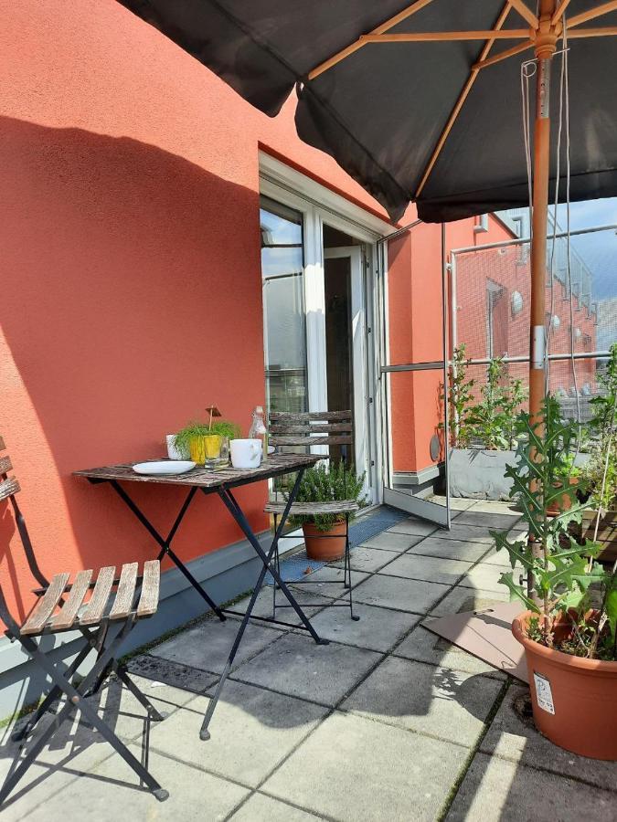 ויידהופן אן דר טהיה Penthouse Wohnung Am Radweg Mit Dachterasse מראה חיצוני תמונה